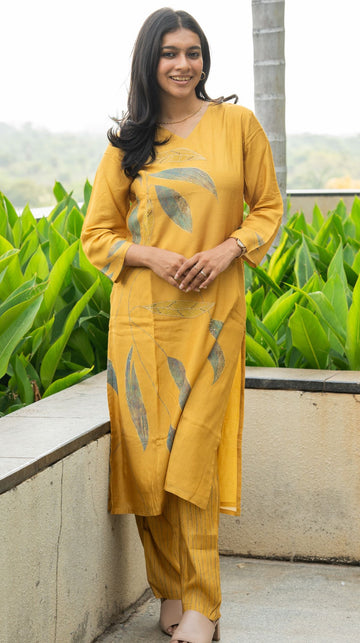 Latest Muslin Two-Piece Set