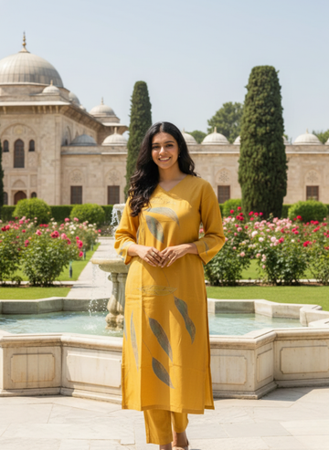 Latest Muslin Two-Piece Set