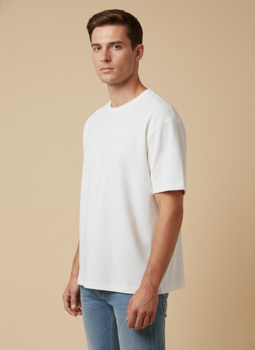 Textured Knit Men’s T-Shirt