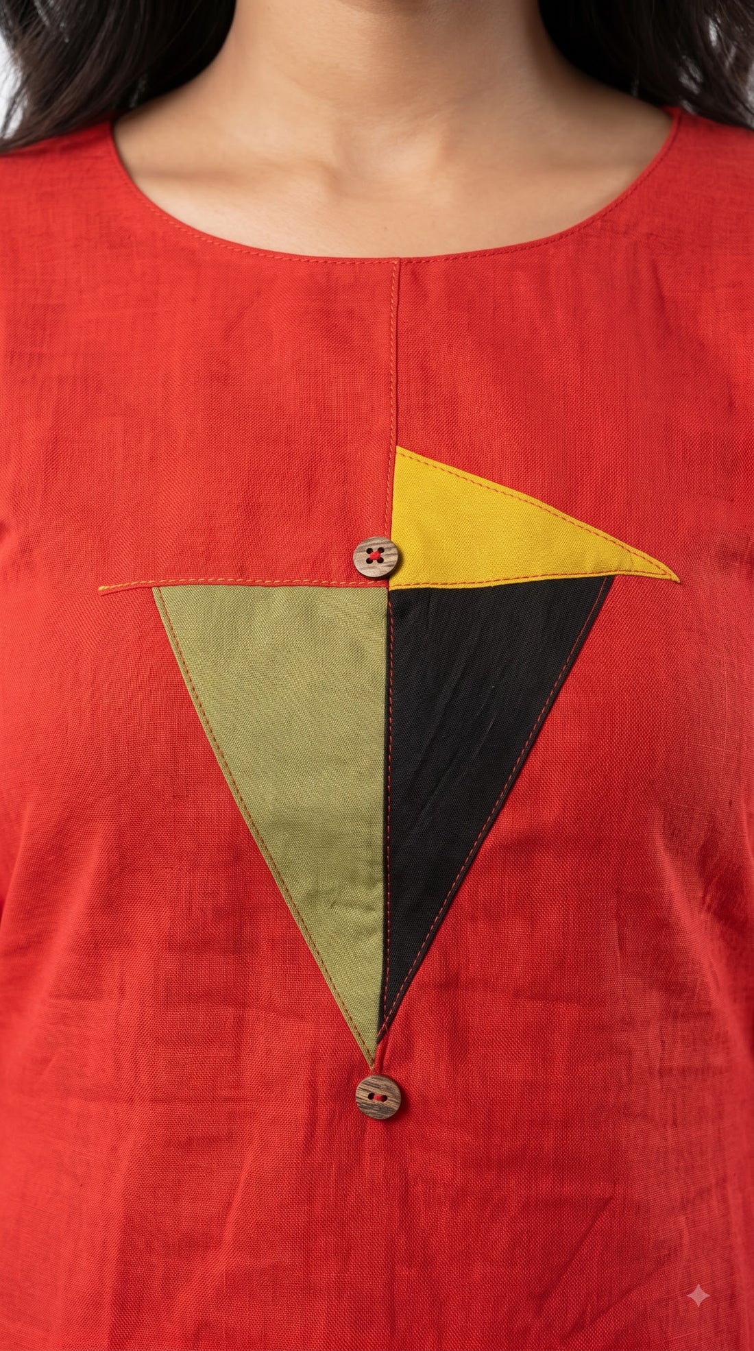 Crimson Kite Cotton Kurta
